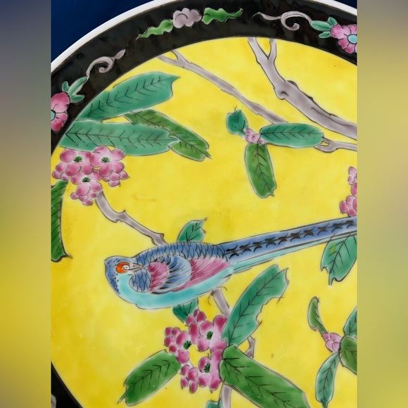 VintageJapanese Yamatoku Birds of Paradise Plate | Made in Japan | - Picture 4 of 7